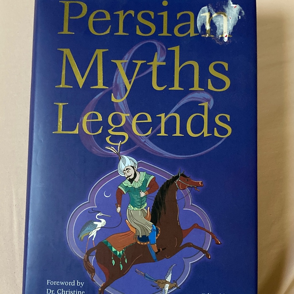 Persian Myths & Legends Blue Hardcover Book